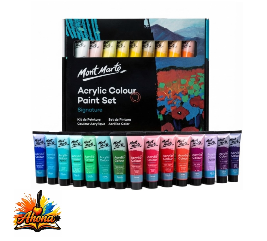 Mont Marte Acrylic Paints Signature 36pc x 36ml (0.4 US