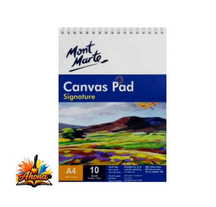 Mont Marte Canvas Pad 10 Sheet A4
