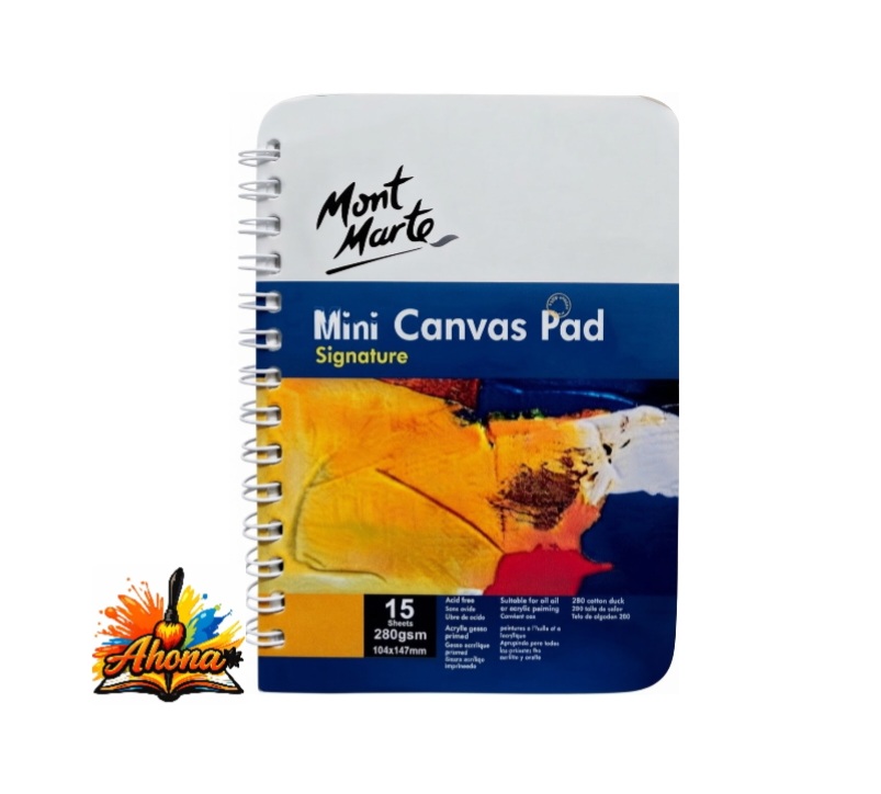 Mont Marte Canvas pad Mini 15 Sheets
