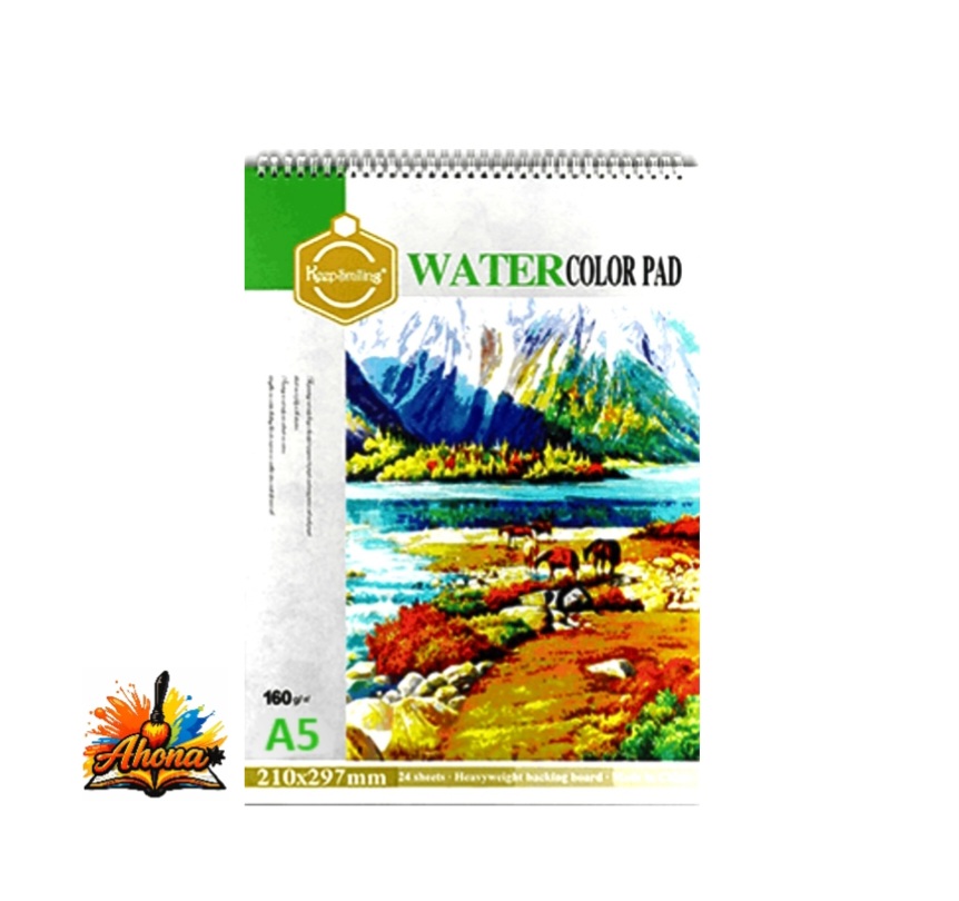 Keep Smling Water Colour Pad 160Gsm A5