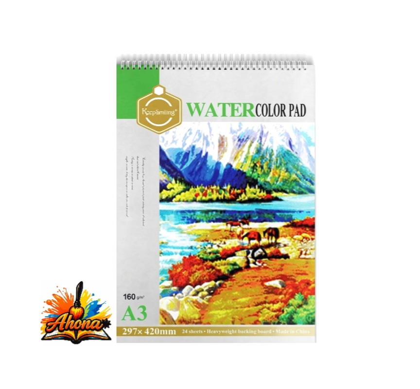 Keep Smling Water Colour Pad  160Gsm A3