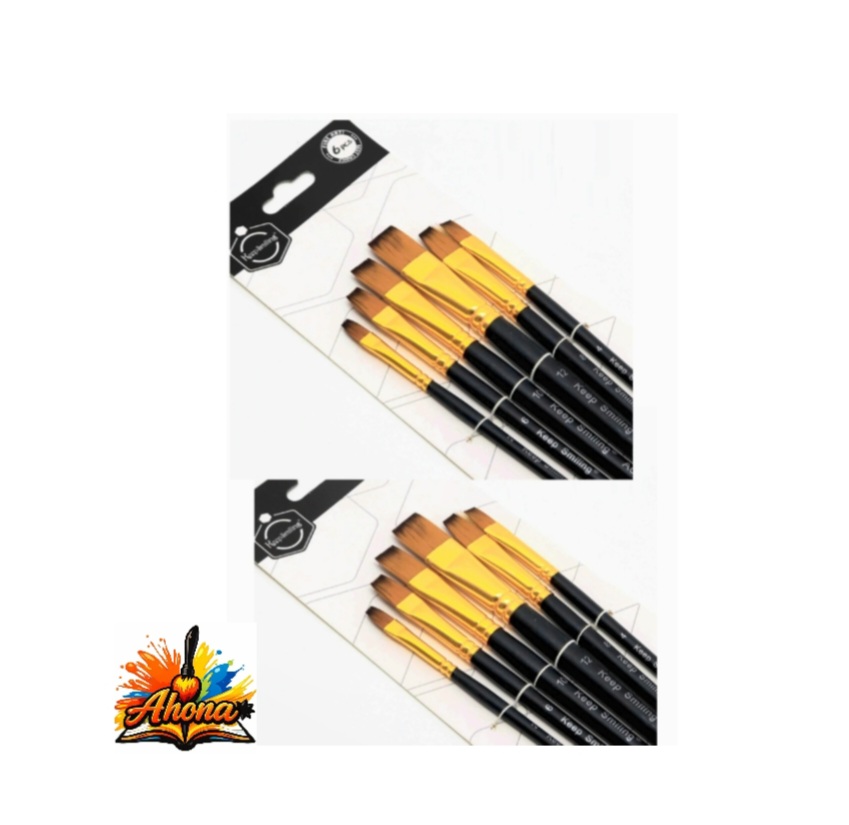 Keep Smling Artist Brush  6Piece A6811x