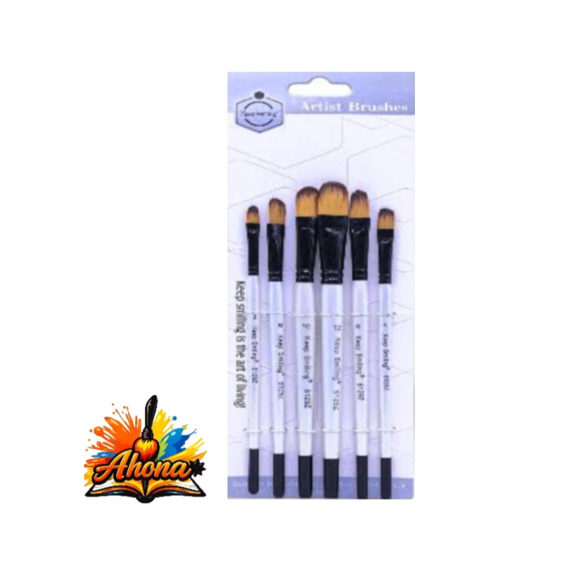 Keep Smling Artist Brush {6120z} 6Piece
