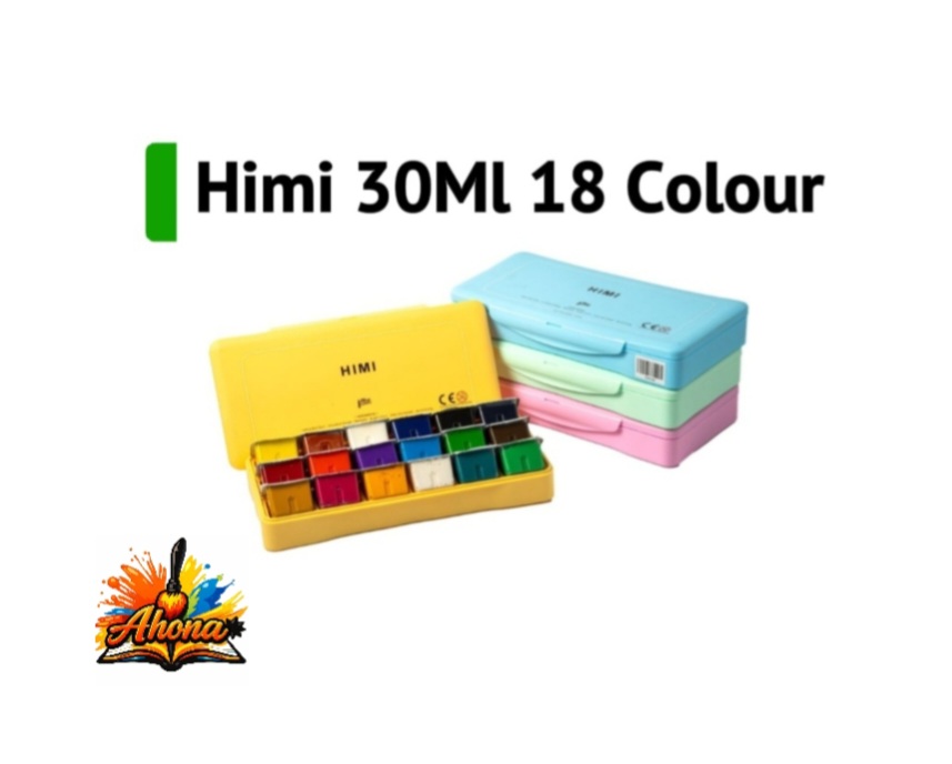 Himi Gouache Paint Set Jelly Cup 30ml 18 Colour